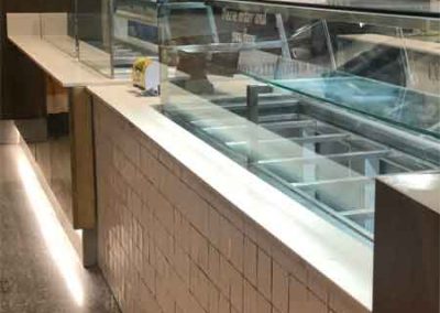 commercial kitchen bar