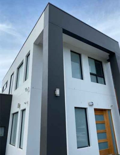 Two story building construction
